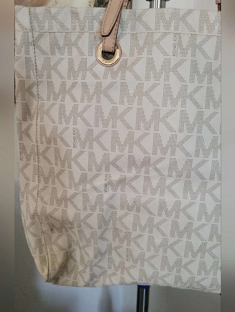 MICHAEL Michael Kors Jet Set Cream Tote Bag